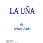 La Una Spanish Edition Aub Max Kitap Kapağı
