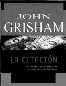 La citacion John Grisham Kitap Kapağı