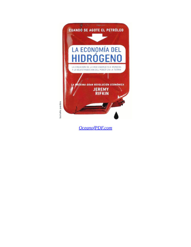 La economia del hidrogeno Spanish Rifkin Jeremy Kitap Kapağı