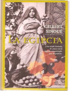 La egipcia Spanish Sinoue Gilbert Kitap Kapağı
