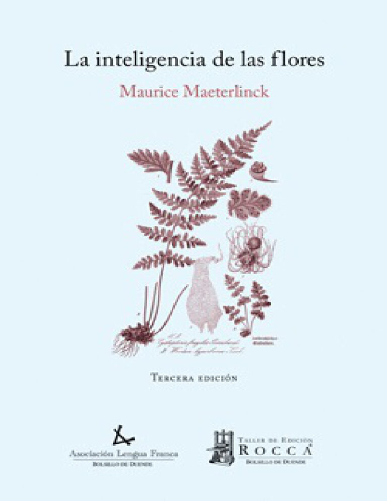 La inteligencia de las flores Spanish Edition Maurice Maeterlinck Kitap Kapağı