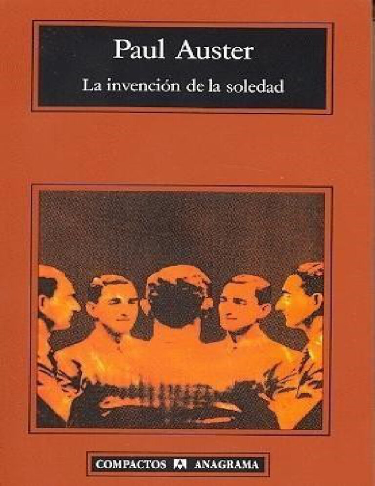 La invencion de la soledad Spanish Auster Paul Kitap Kapağı