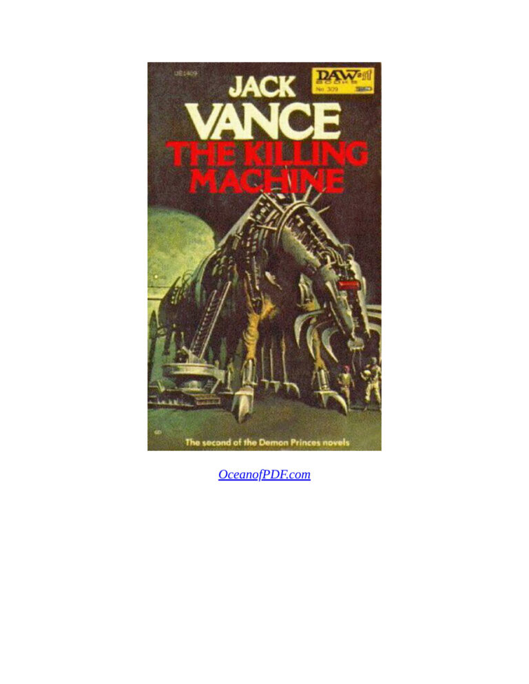 La maquina de matar Spanish Vance Jack Kitap Kapağı
