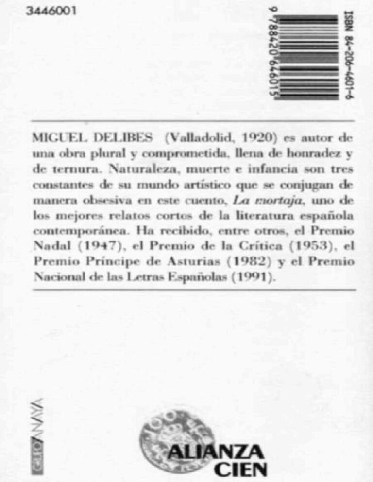 La mortaja Miguel Delibes Kitap Kapağı