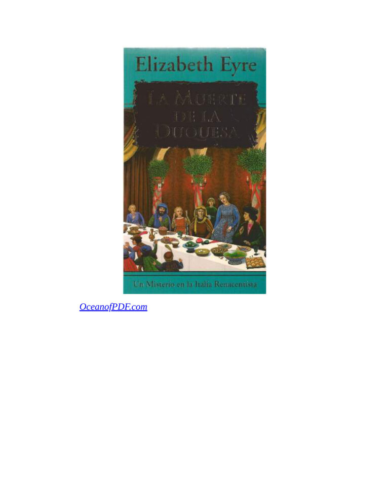La muerte de la duquesa Elisabeth Eyre Kitap Kapağı