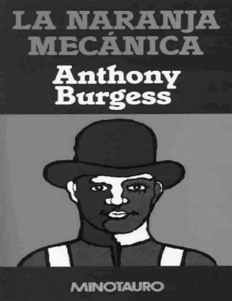 La naranja mecanica Anthony Burgess Kitap Kapağı