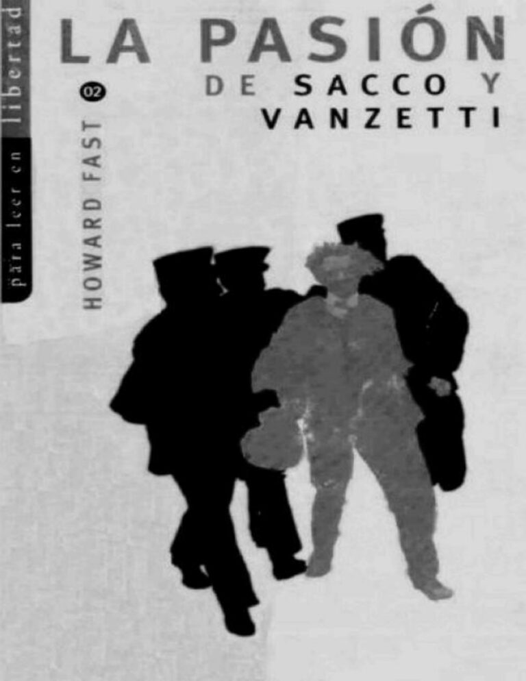 La pasion de Saco y Vanzetti Howard Fast Kitap Kapağı