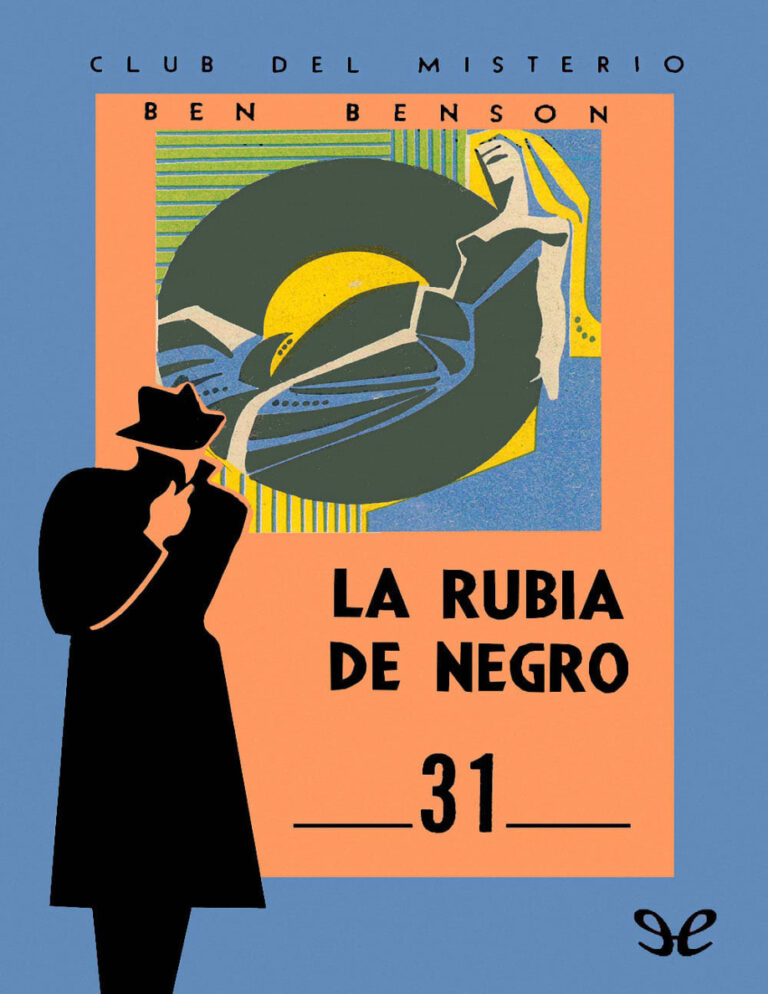 La rubia de negro Ben Benson Kitap Kapağı