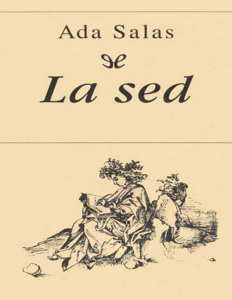 La sed Spanish Edition Ada Salas Kitap Kapağı