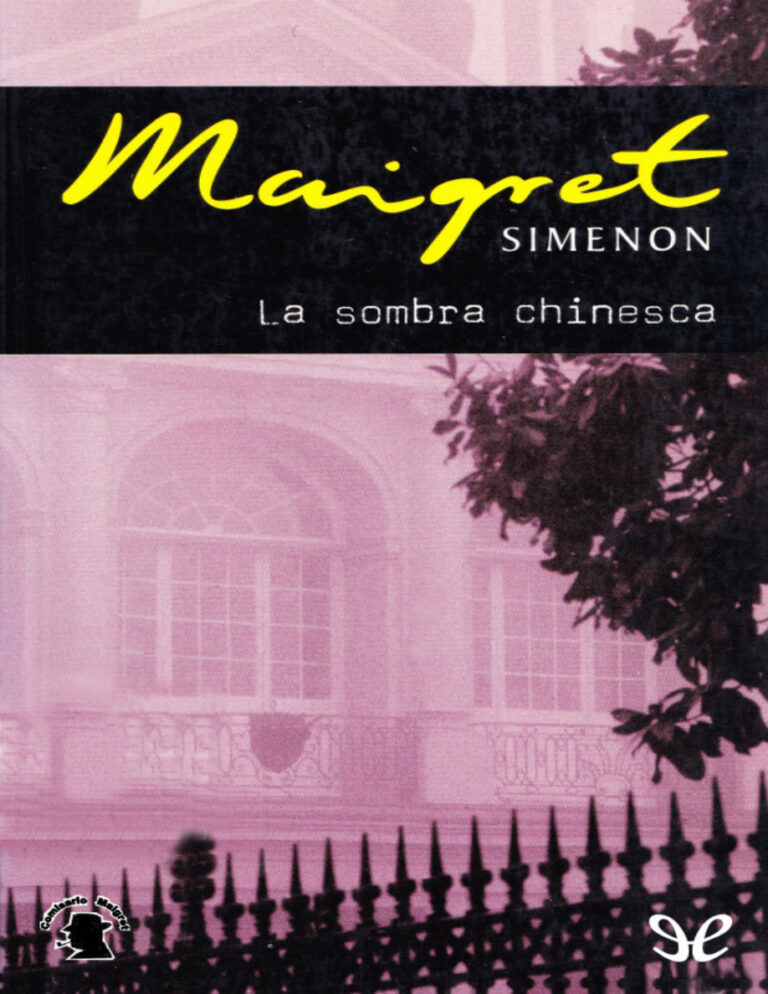 La sombra chinesca Georges Simenon Kitap Kapağı