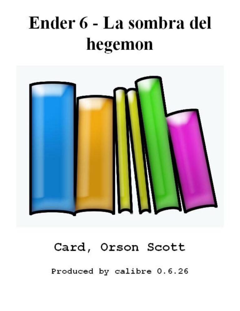 La sombra del hegemon Card Orson Scott Kitap Kapağı