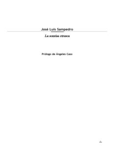 La sonrisa etrusca Spanish Sampedro Jose Luis Kitap Kapağı