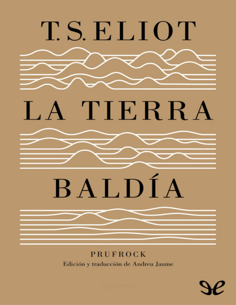 La tierra baldia TS Eliot Kitap Kapağı