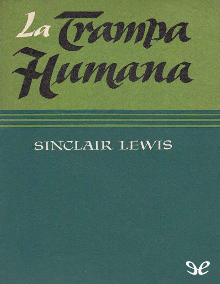 La trampa humana Sinclair Lewis Kitap Kapağı