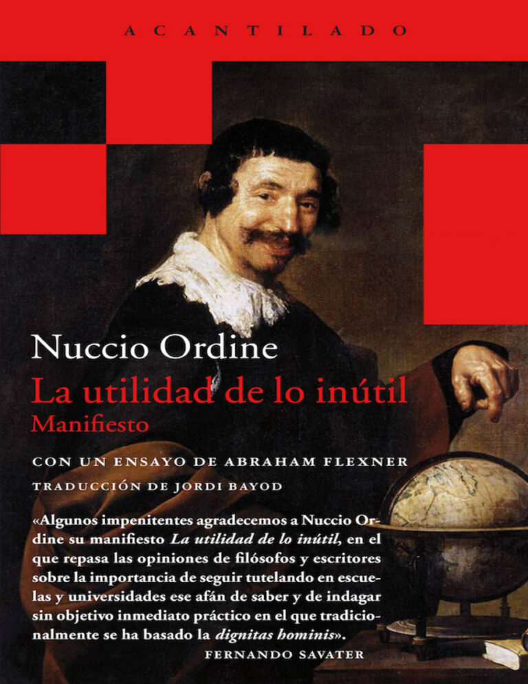 La utilidad de lo inuti Spanish Edition Nuccio Ordine Kitap Kapağı
