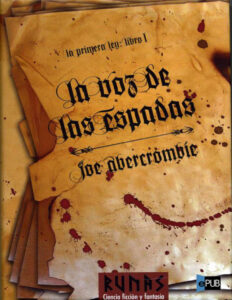 La voz de las espadas Spanish Abercrombie Joe Kitap Kapağı