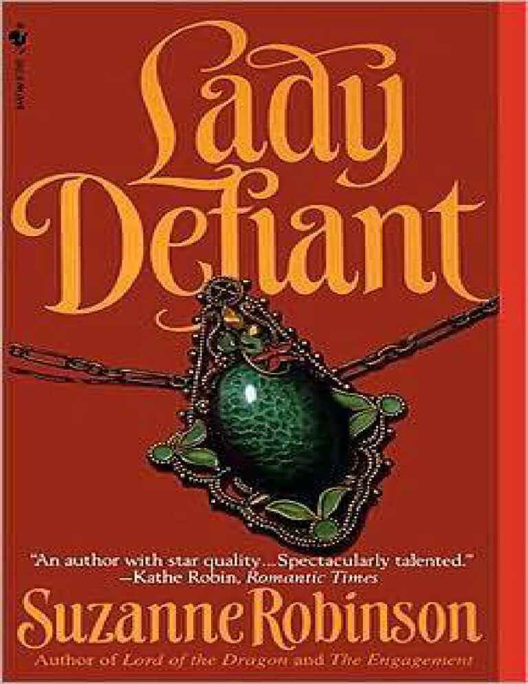 Lady Defiant Suzanne Robinson Kitap Kapağı