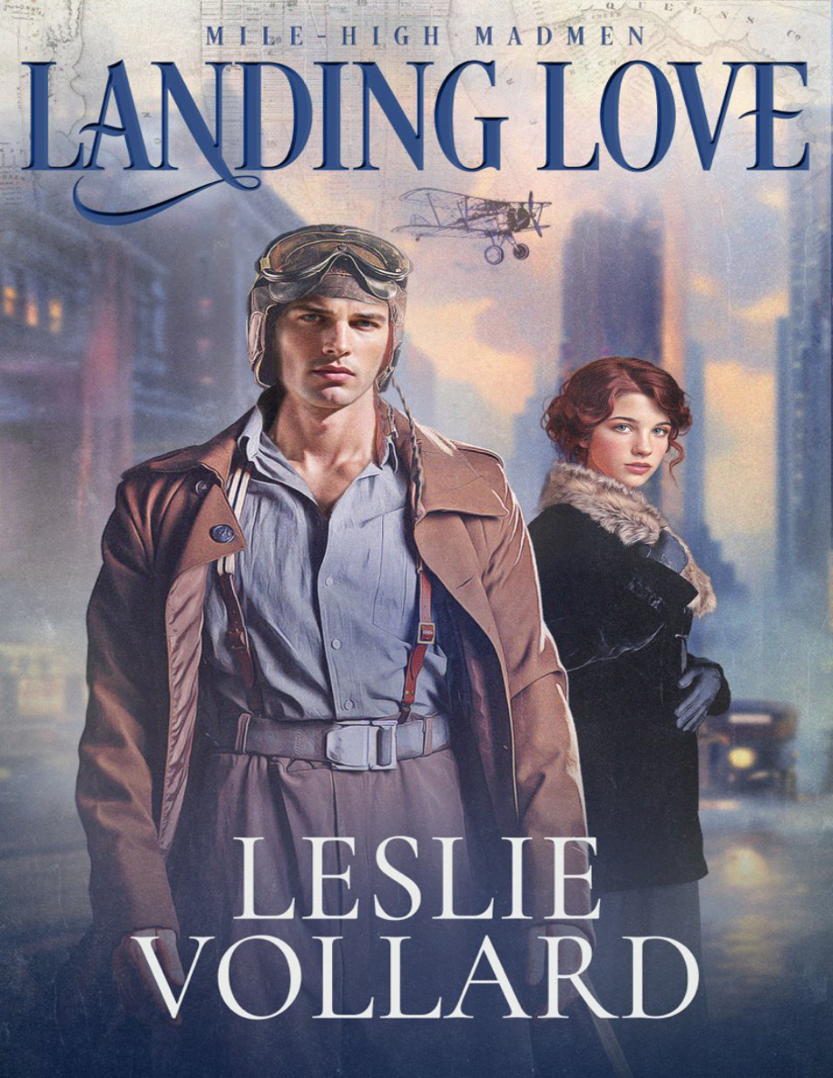 Landing Love Leslie Vollard Kitap Kapağı