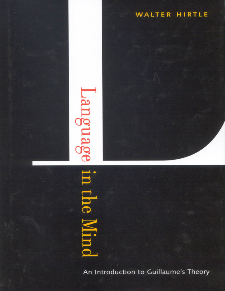 Language in the Mind Walter Hirtle Kitap Kapağı