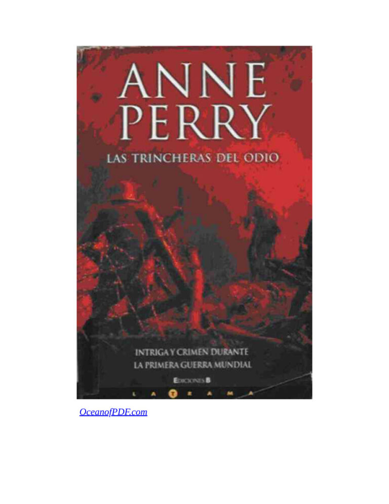 Las Trincheras del Odio Perry Anne Kitap Kapağı