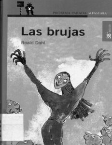 Las brujas Spanish Roald Dahl Kitap Kapağı