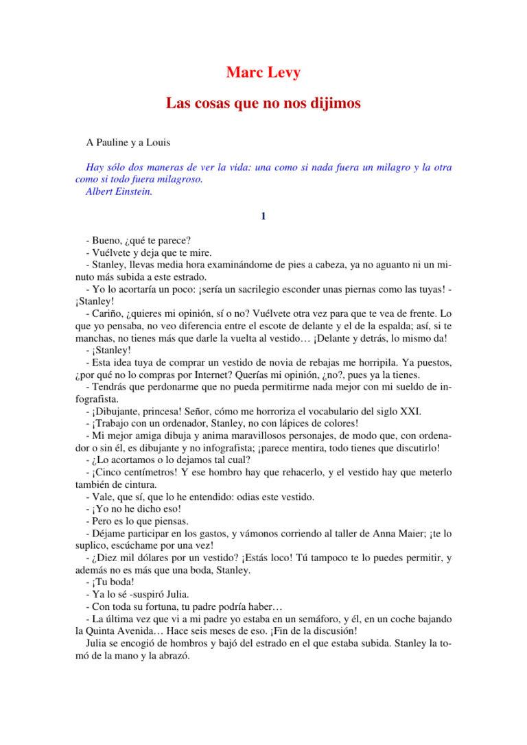 Las cosas que no nos dijimos Marc Levy Kitap Kapağı