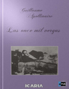 Las once mil vergas Spanish Apollinaire Guillaume Kitap Kapağı