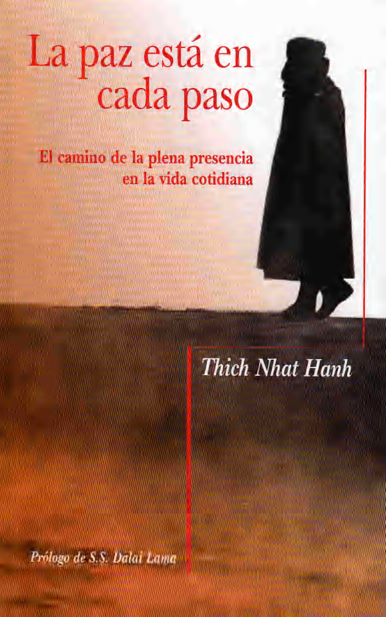 Las paz esta en cada paso Tich Nhat Hanh Kitap Kapağı