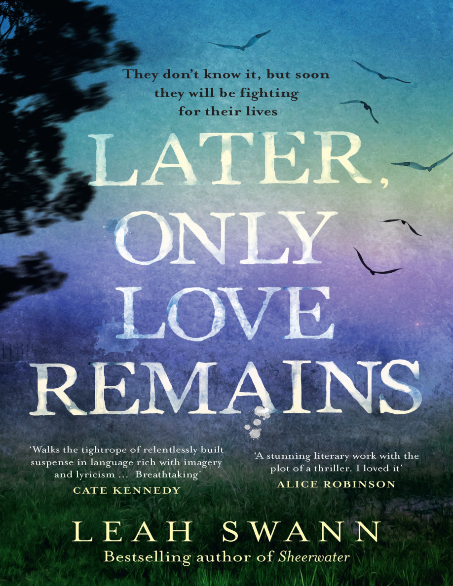 Later Only Love Remains Leah Swann Kitap Kapağı