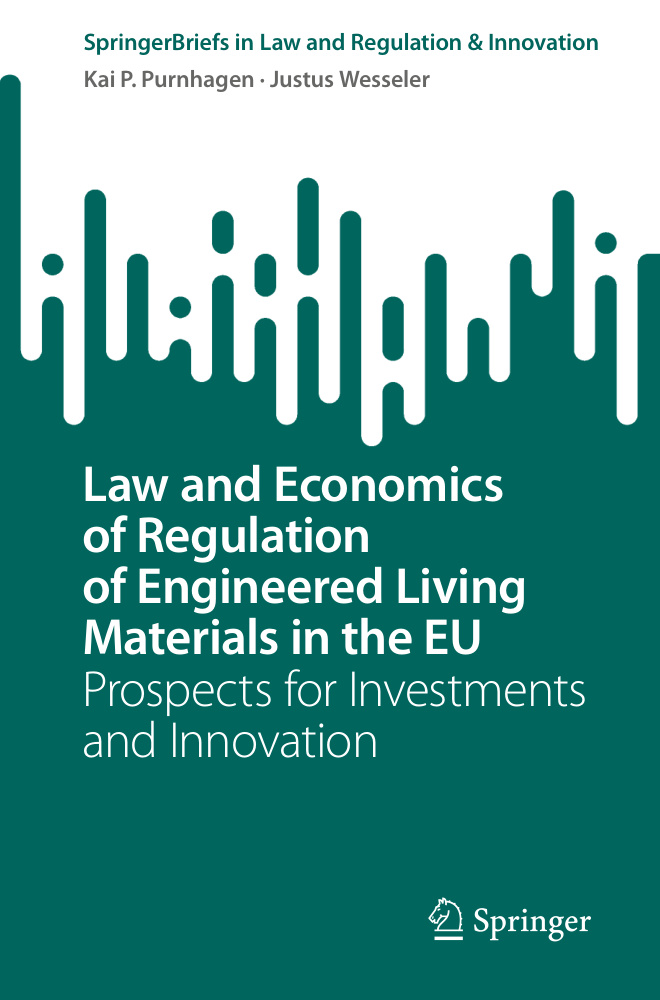 Law and Economics of Regulation Kai P Purnhagen Kitap Kapağı