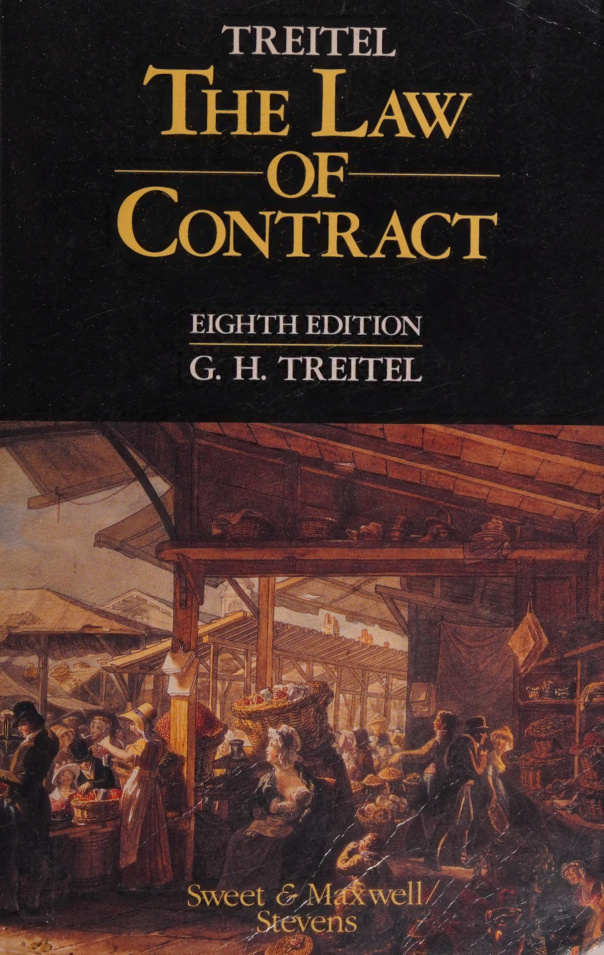 Law of Contract GH Treitel Kitap Kapağı