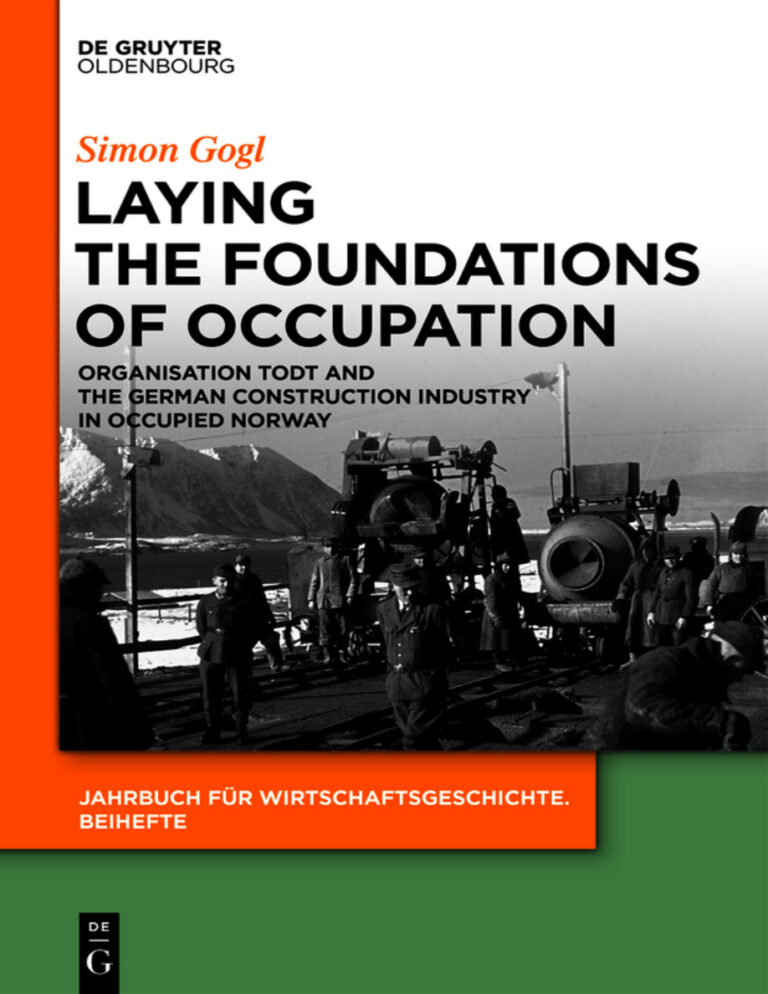 Laying the Foundations of Occupation German Edition Simon Gogl Kitap Kapağı