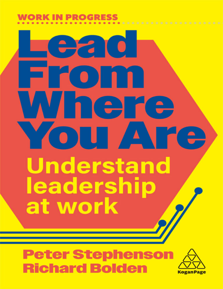 Lead From Where You Are Peter Stephenson Richard Bolden Kitap Kapağı