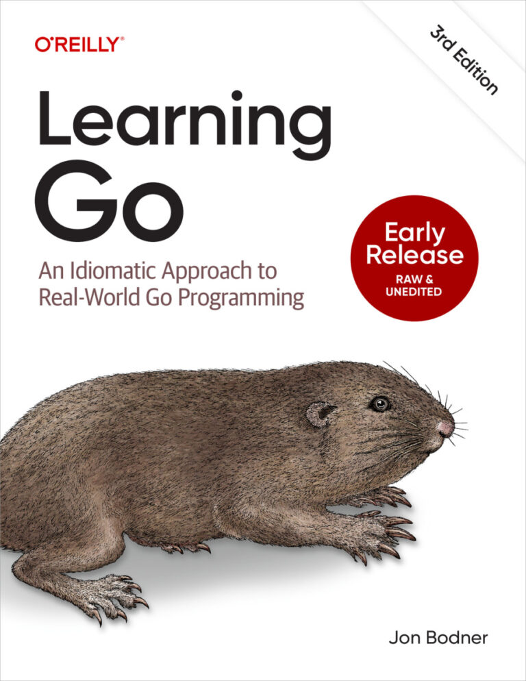 Learning Go 3rd Edition Early Release Jon Bodner Kitap Kapağı