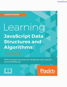 Learning JavaScript Data Structures 3E Loiane Avancini Kitap Kapağı