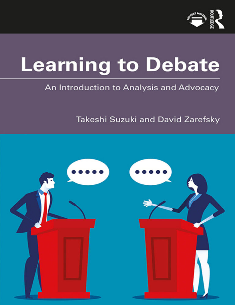 Learning to Debate Takeshi Suzuki David Zarefsky Kitap Kapağı