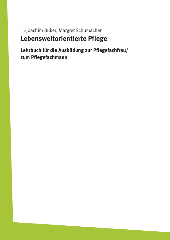 Lebensweltorientierte Pflege German Edition Heinz Joachim Buker Kitap Kapağı