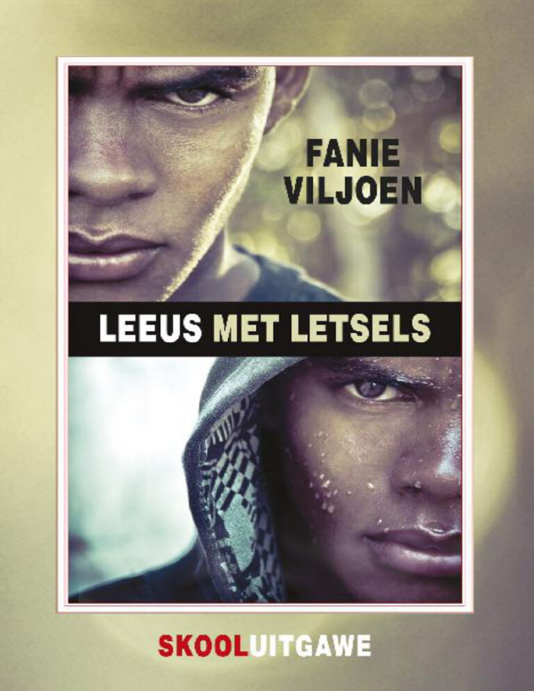 Leeu met letsels Fanie Viljoen Kitap Kapağı