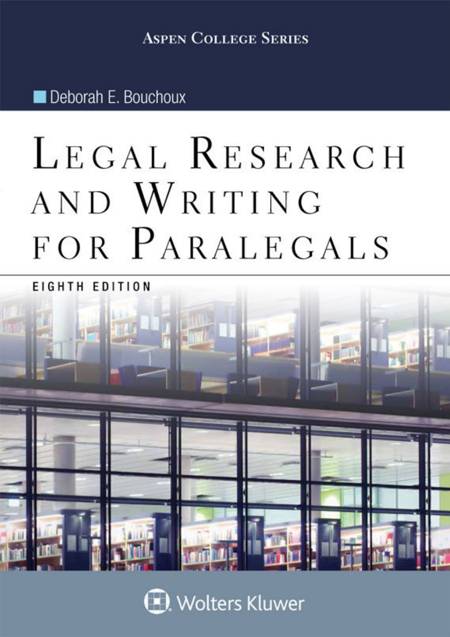 Legal Research and Writing for Paralegals PDF Download