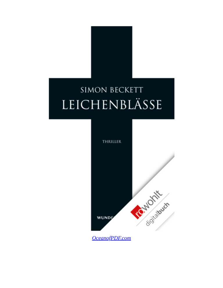 Leichenblasse Beckett Simon Kitap Kapağı