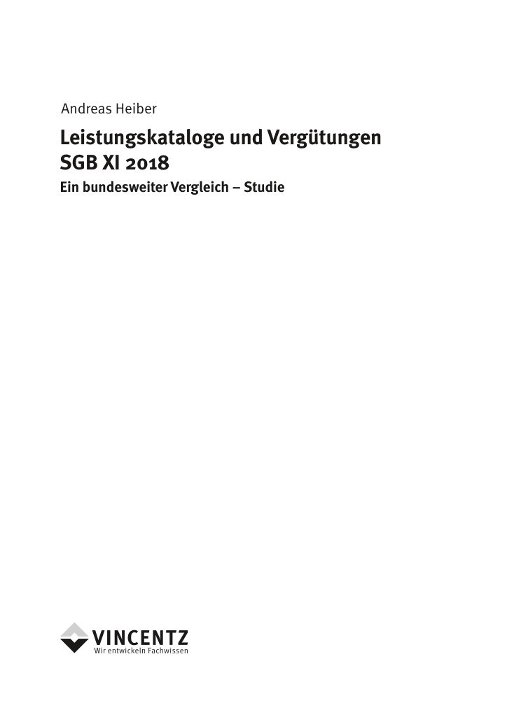 Leistungskataloge und Vergutungen SGB XI 2018 German Edition Andreas Heiber Kitap Kapağı