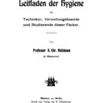 Leitfaden der Hygiene fur Techniker Verwaltungsbeamte und Studierende dieser Facher German Edition Chr Nussbaum Kitap Kapağı