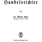 Leitfaden fur Handelsrichter German Edition Martin Isaac Kitap Kapağı