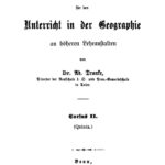 Leitfaden fur den Unterricht in der Geographie German Edition Ad Dronke Kitap Kapağı