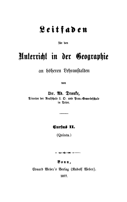 Leitfaden fur den Unterricht in der Geographie PDF Download
