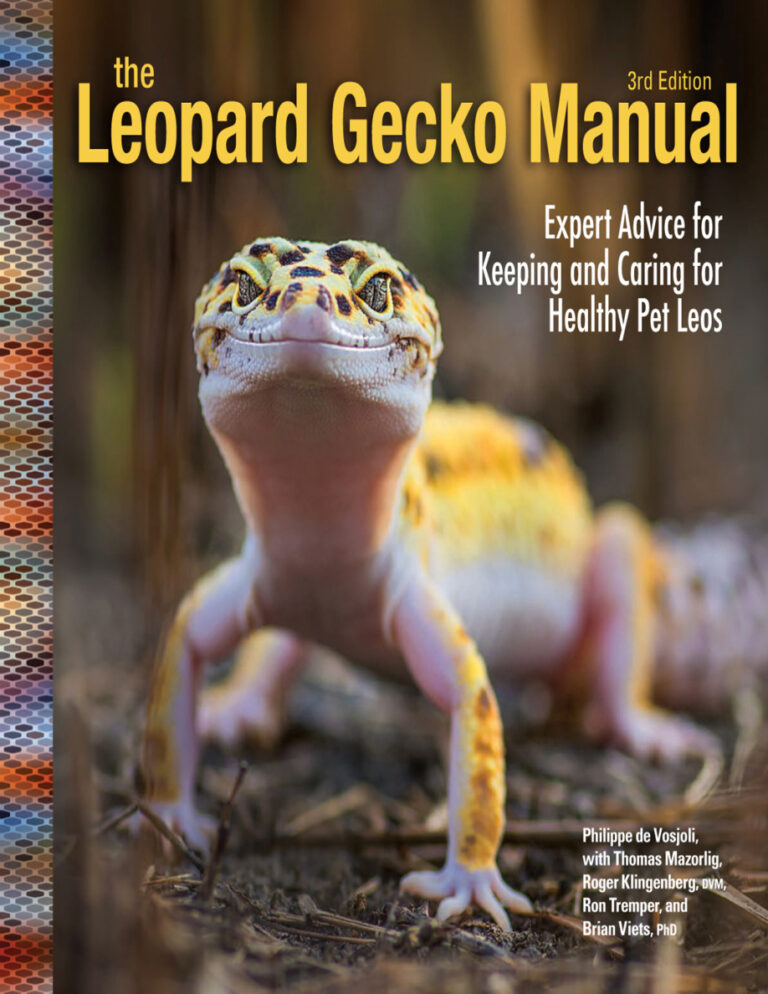 Leopard Gecko Manual 3rd Edition Philippe de Vosjoli Kitap Kapağı