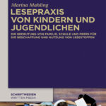 Lesepraxis von Kindern und Jugendlichen German Edition Marina Mahling Kitap Kapağı
