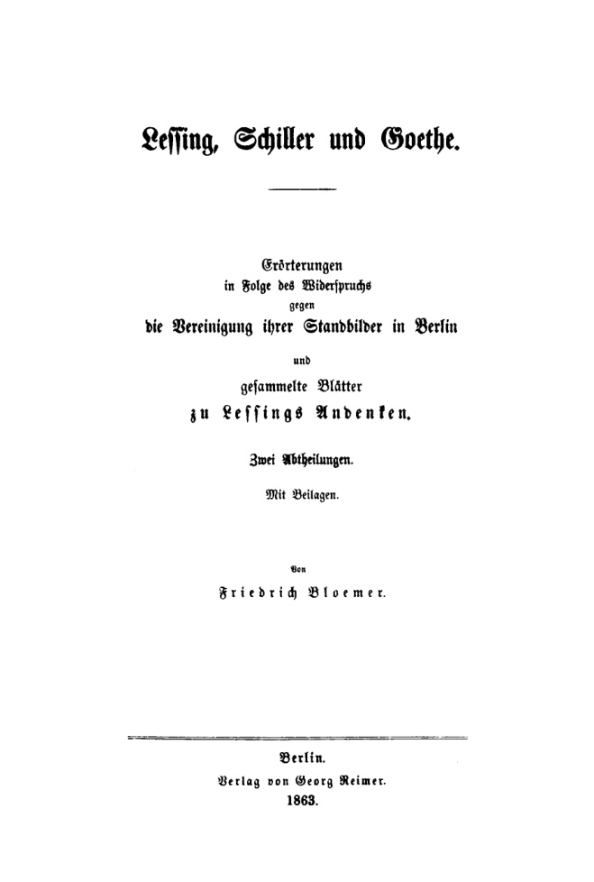 Lessing Schiller und Goethe PDF Download