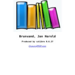 Leyendas urbanas Harold Brunvand Jan Kitap Kapağı