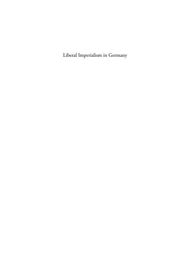 Liberal Imperialism in Germany German Edition Matthew P Fitzpatrick Kitap Kapağı